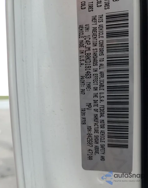 2019 Jeep Cherokee Latitude Plus from USA, damaged, VIN 1C4PJMLB0KD191463